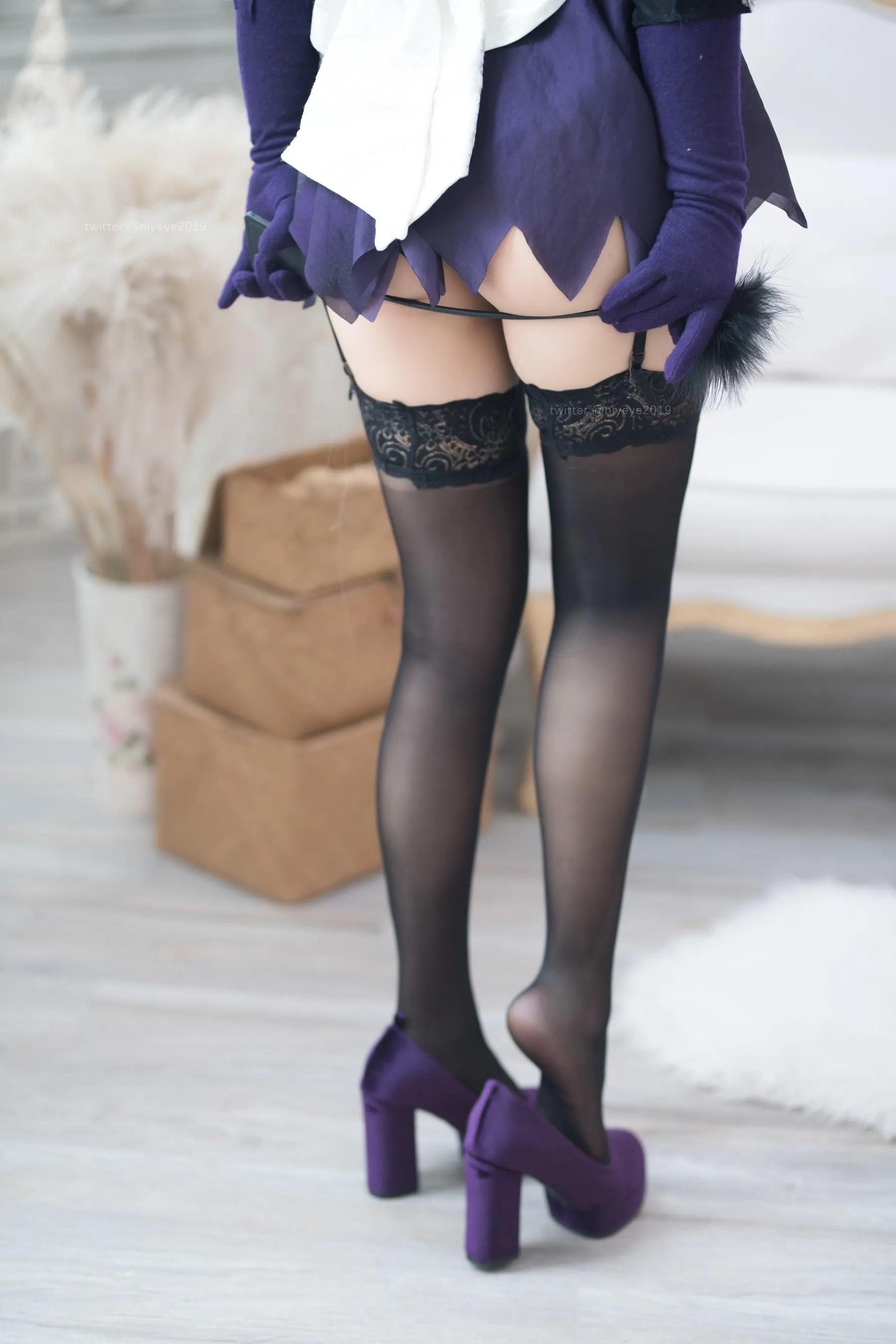 白烨 – NO.53 黑枪呆女仆 [51P]插图4